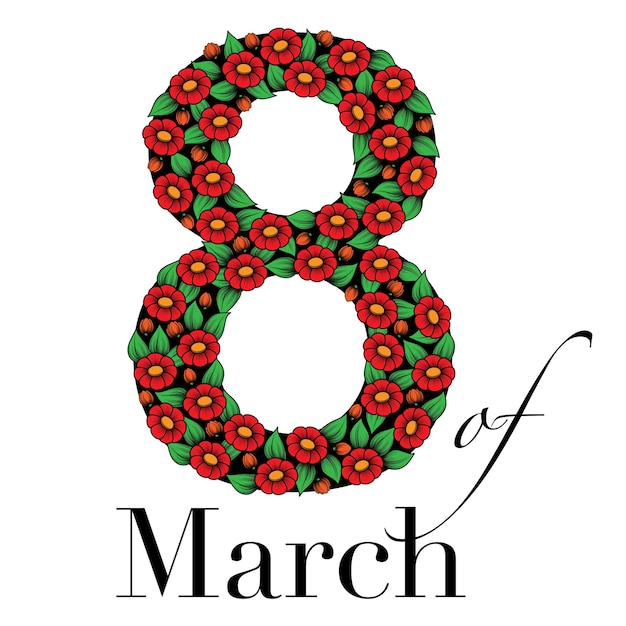 Eight of march background