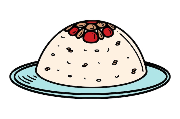 chinese new year rice pudding