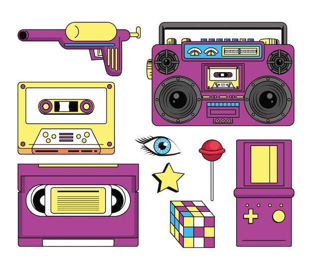 Vector eighties and nineties style