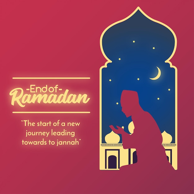 Einde van ramadan illustratie