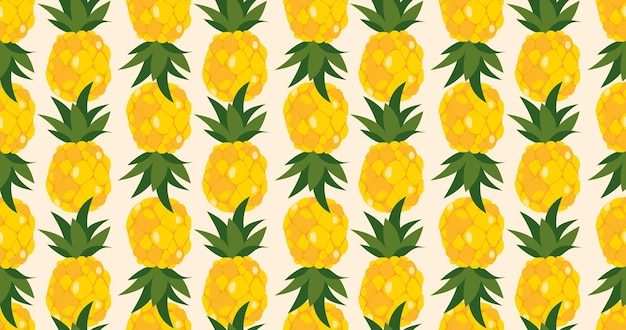 eindeloos patroon met ananas