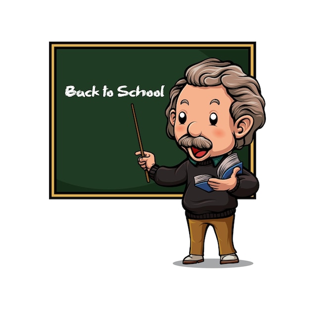 Vector einstein teacher