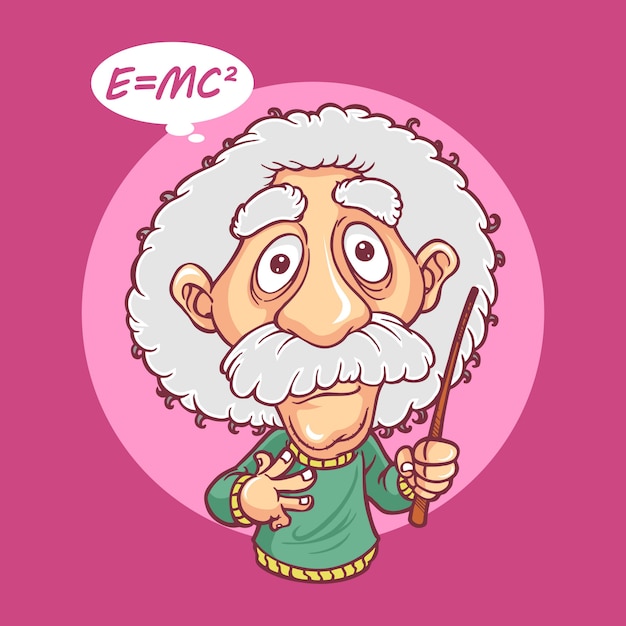 Эйнштейн | Премиум векторы