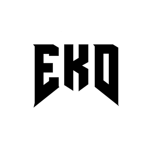 EKD letter logo ontwerp voor technologiebedrijf EKD logo ontwerp zwarte en witte kleurencombinatie EKD logo EKD vector EKD ontwerp EKD icoon EKD alfabet EKD typografie logo ontwerp