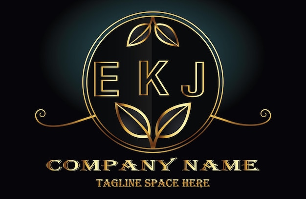 EKJ Letter Logo