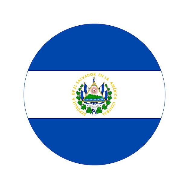 Vector el salvador flag simple illustration for independence day or election