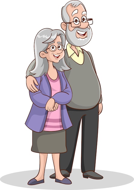 elderly couple holding hands.grandparents together. grandfather. an elderly couple. a man and an old