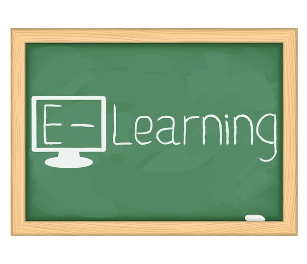 ELearning concept vector eps10 illustratie