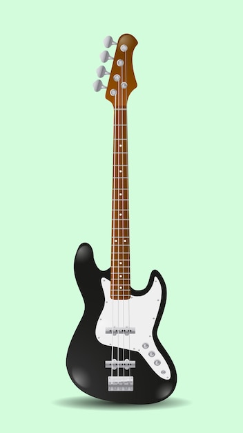 Electric bass guitar