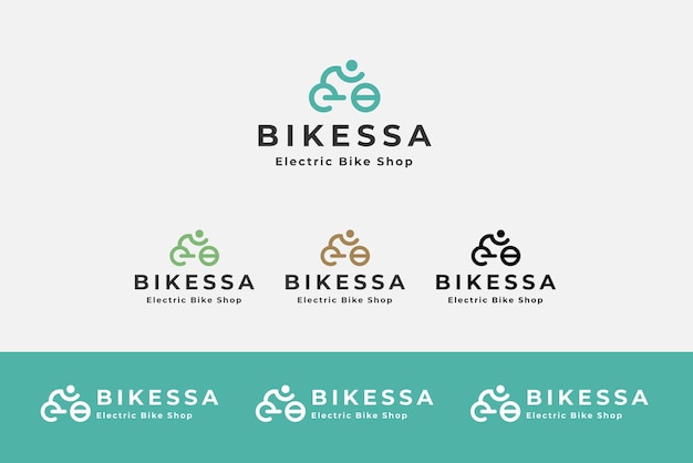 Electric Bike Shopping Logo