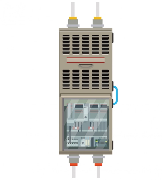 ベクトル 電気ボックス