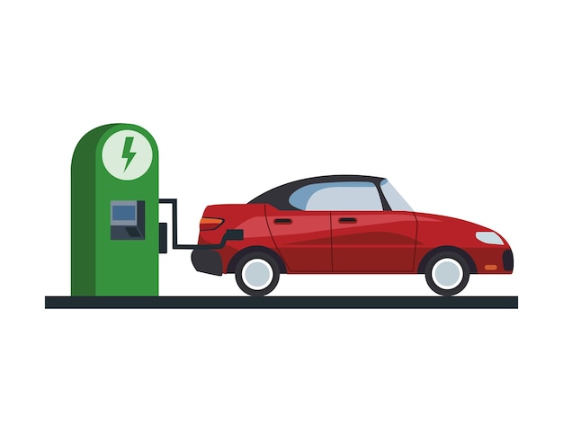 electric car charging transport