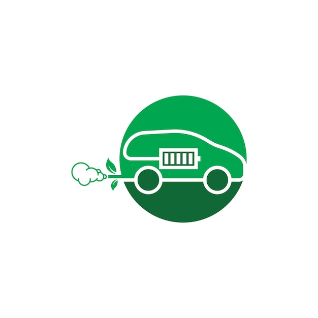 Electric car icon vector illustration design template