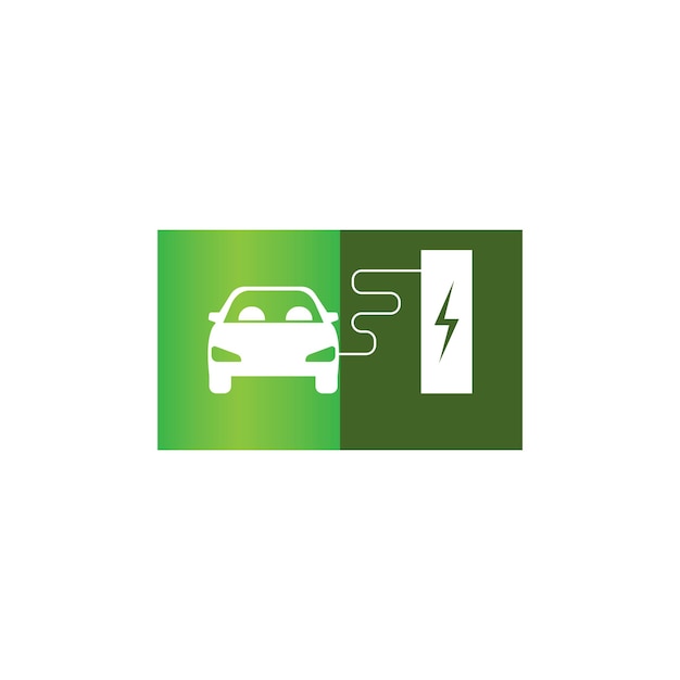 Electric car icon