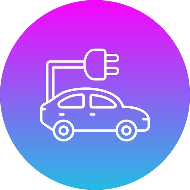 Electric Car Icon