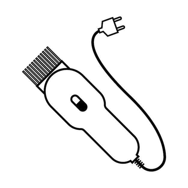 Vector electric clippers icon