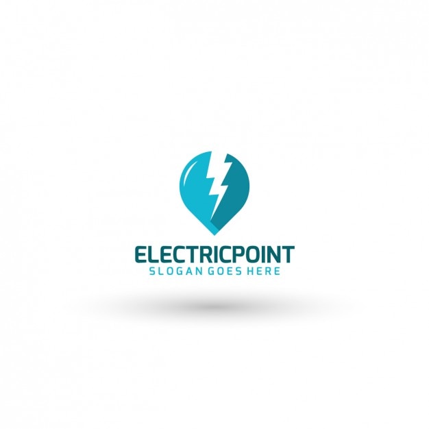 Electric company шаблон логотипа
