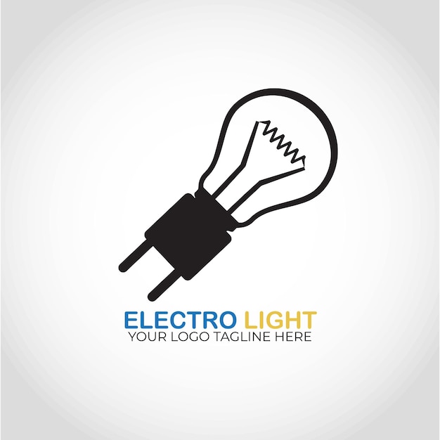 Electric company logo template