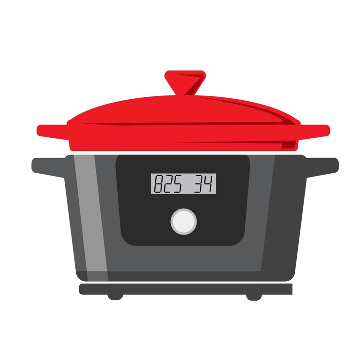 Vector electric cooker pan vector design