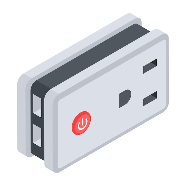 Electric Devices Isometric Icon