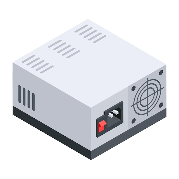 Electric Devices Isometric Icon