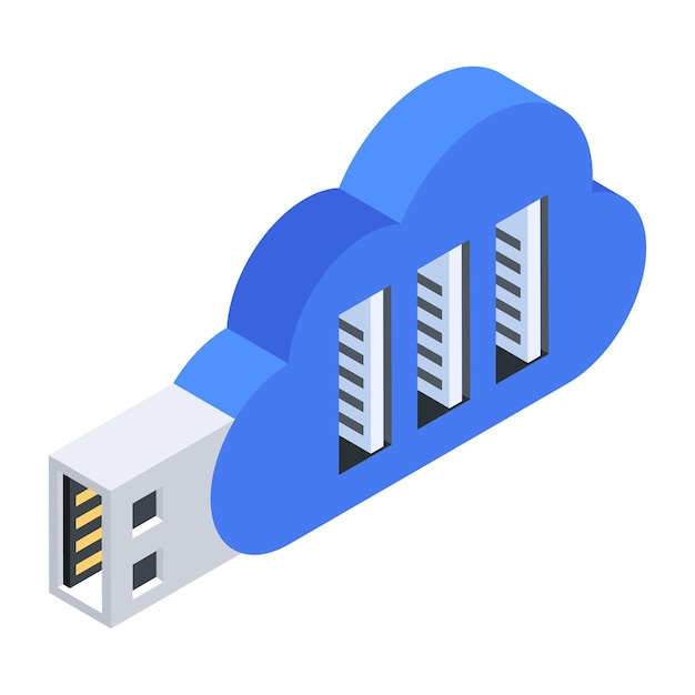 Iconica isometrica per dispositivi elettrici