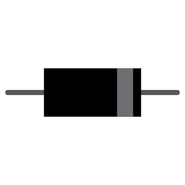 전기 다이오드 아이콘 벡터 일러스트 레이 션 디자인