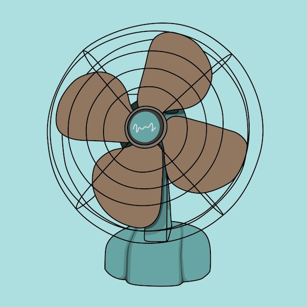 Vector electric fan