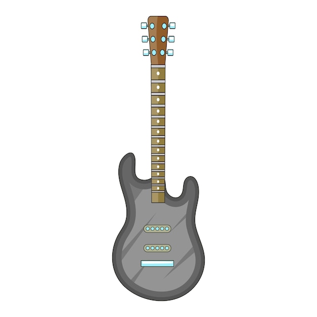 Vector electric guitar icon cartoon illustration of electric guitar vector icon for web design