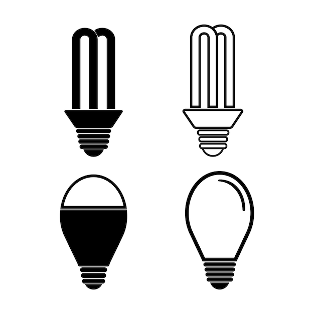 Electric light bulb icon