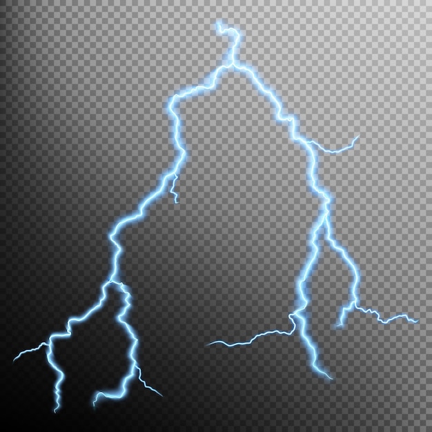 Vector electric lighting effect.