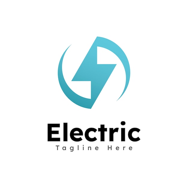 Electric logo icon symbol template design