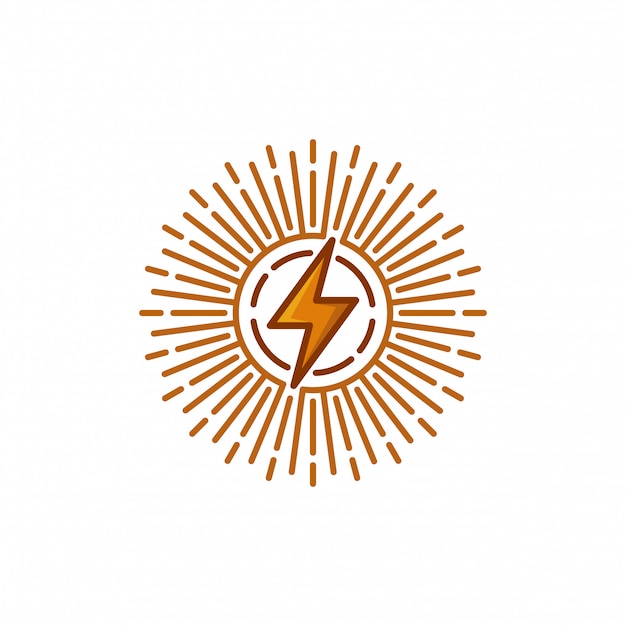 Vector electric  logo template vector illustration