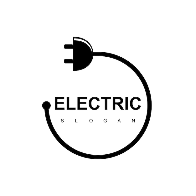 Vector electric logo template