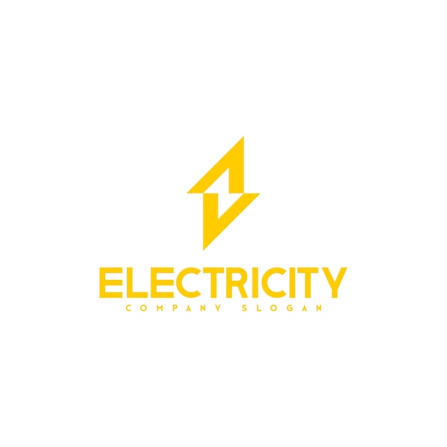 Vettore logo elettrico e vettore