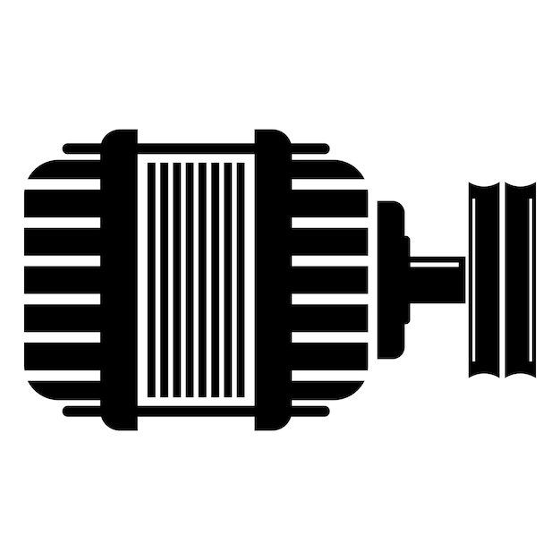 전기 모터 아이콘 터 일러스트 로고 디자인