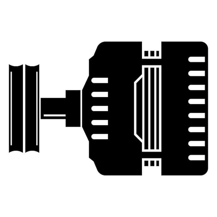 Vector 전기 모터 아이콘 벡터 일러스트 로고 디자인