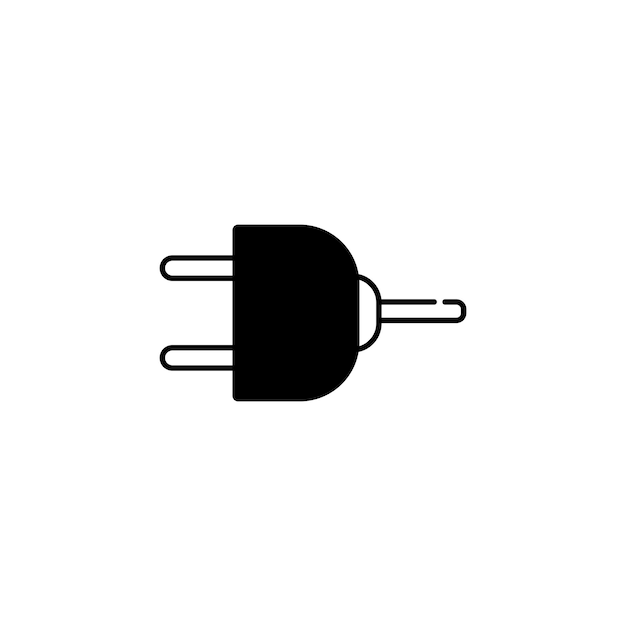 Electric plug icon