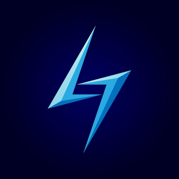 Blue Lightning Bolt Vector Images (over 5,900)