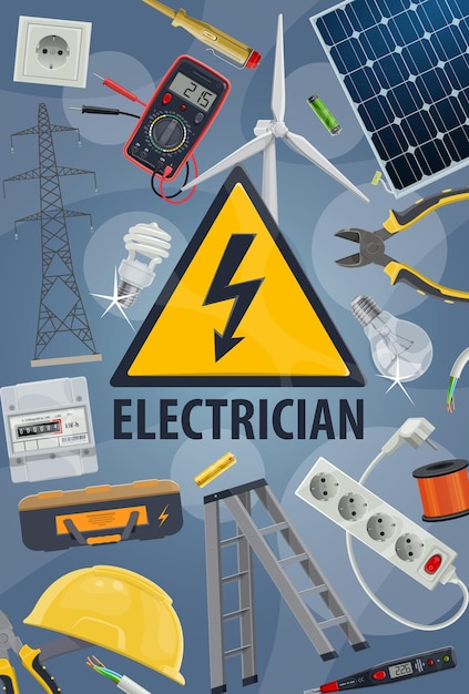 Vector electric service electricity equipments and tools