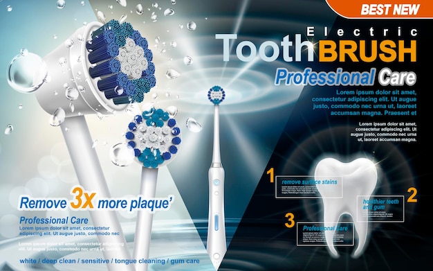 電動歯ブラシの広告
