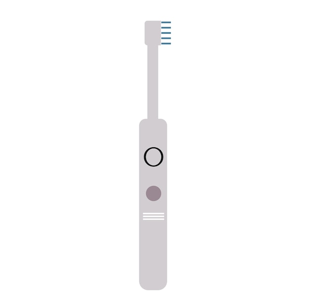 Vector electric toothbrush vector