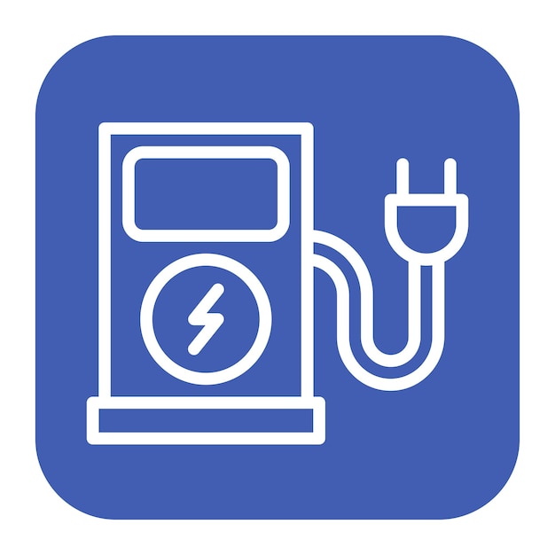 Electric Vehicle Charging icon vector image Can be used for Public Utilities
