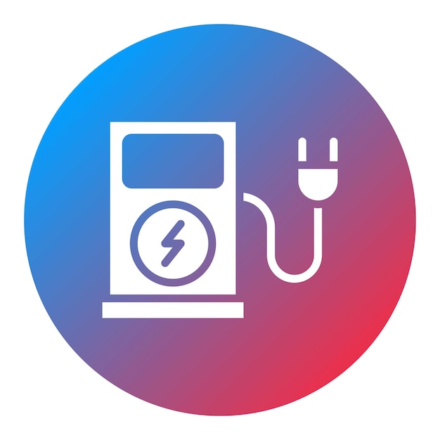Electric Vehicle Charging icon vector image Can be used for Public Utilities