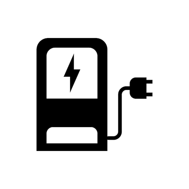 Electric Vehicle Charging Station Icon