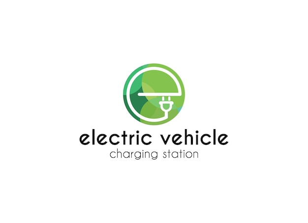 Vector electrical charging station vector icon