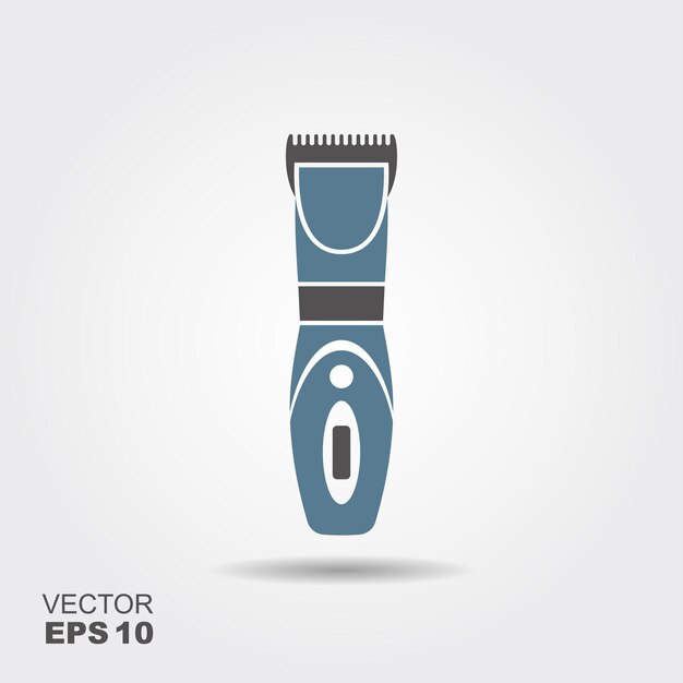 Vector electrical hair clipper or shaver vector illustration