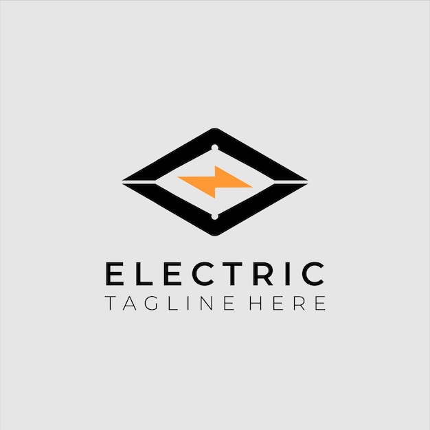 Electrical House Logo Vector Concept