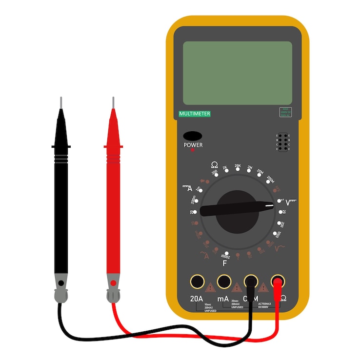 Vector electrical measuring instrument digital multimeter or dmm