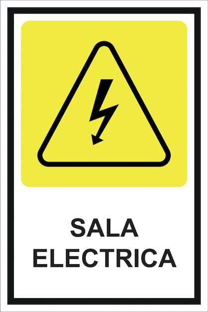 Electrical room signage